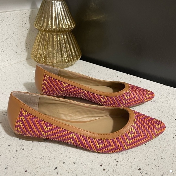 Sole Society Woven Pointed Toe Flats NEW​​​ - Picture 1 of 8